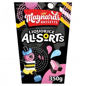 Maynards Bassetts Liquorice Allsorts Carton - 350g